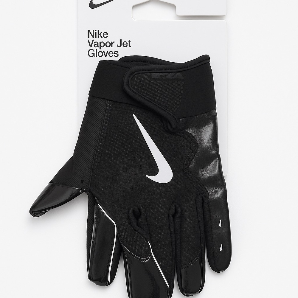 Nike YouthBlack and White Football/Sports Gloves